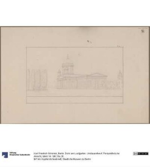 Berlin. Dom am Lustgarten. Umbauentwurf. Perspektivische Ansicht