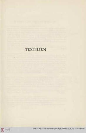 Textilien