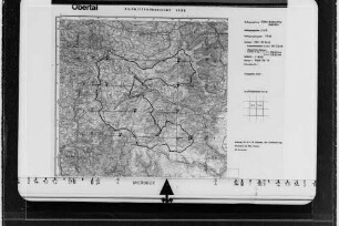 Obertal (Forstbezirksnr. 266): Bildflugnr. 380 Flugstreifen 1-4, Obertal, Murgschiff., Baden-B., Bildflugcode 266380018, Maßstab 1:18000