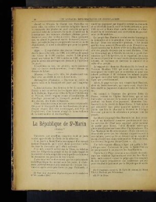 La Republique de St-Marin