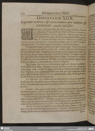 Observatio XIIX. Leguntur orationes & enunciationes, quae videntur esse conditionales, quales non sunt