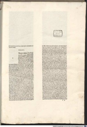 Super primo libro Decretalium : P. 1-2. 1, Super Decretal. I, 1–16