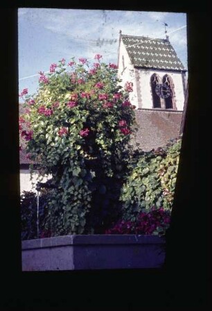 Kirchturm in Oberbergen