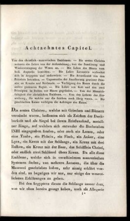 Achtzehntes Capitel.