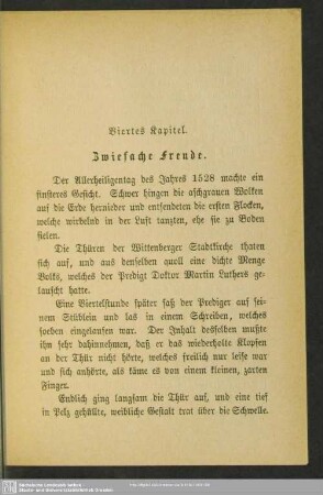 Viertes Kapitel. Zwiefache Freude