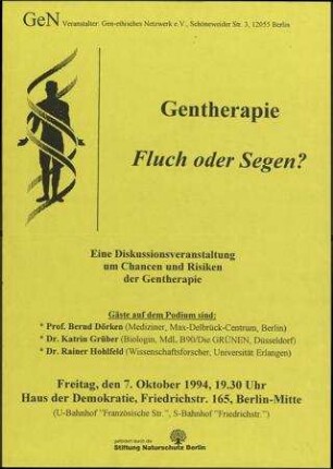 Gentherapie - Fluch oder Segen?