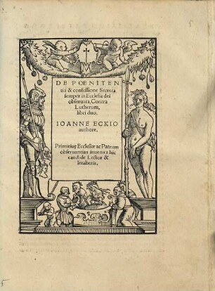 De Poenitentia & confessione Secreta semper in Ecclesia dei obseruata, Contra Lutherum