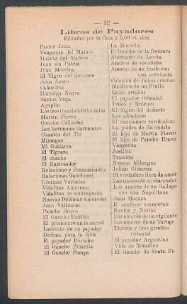Libros de payadores : Editados por la casa á 5,00 el cien
