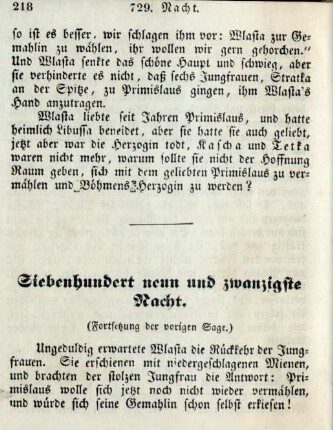 Siebenhundert neun und zwanzigste Nacht