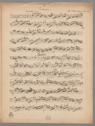 Suite für Violine und Orgel, op. 166. 4. Satz - BSB Mus.ms. 4745-18