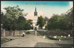 Dubitz. Blick n. d. Dubitzer Kirchlein
