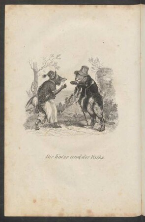 Die Katze und der Fuchs.