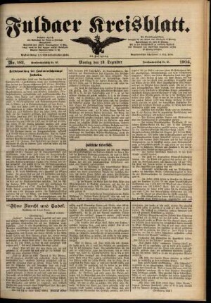 Ausgabe vom Montag, den 19. Dezember 1904.