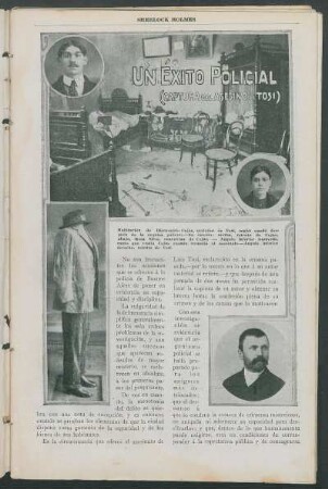 Un éxito policial (captura del asesino de Tosi)