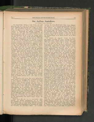 Der Aufbau Anatoliens