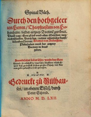 Spittal Buch