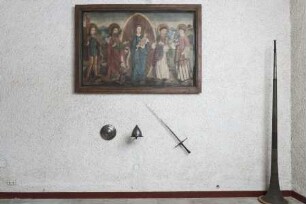 Stehende Madonna mit Strahlenkranz und einer Mandorla