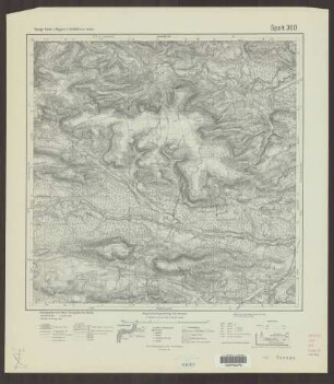 360 Spalt ; Topographische Karte von Bayern 1:25.000 [Positionsblätter]