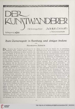3/4: Zum Clemensgrab in Bamberg und einiges Andere