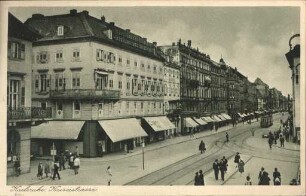 Postkartenalbum. "Karlsruhe - Kaiserstrasse". Kaiserstraße