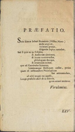 Præfatio