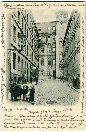 Schweizerhof. Stettin.