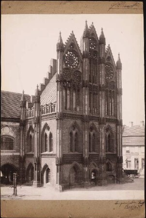 Rathaus, Tangermünde: Ansicht Fassade