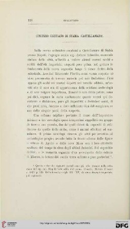 3.Ser.4.1879: Cimitero cristiano di Stabia (Castellamare)