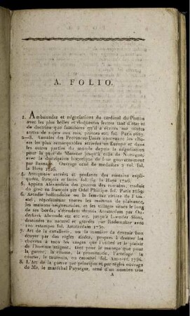 Folio.