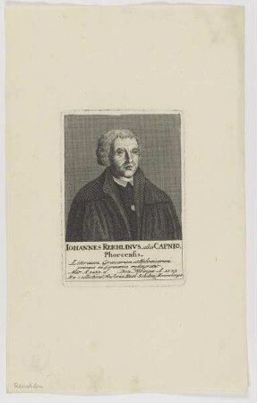 Bildnis des Iohannes Reichlinvs