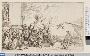 Aeneas und Dido / Aeneae et Didonis congressus Carthagine