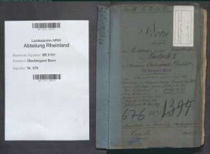 Gerlach, Karl 30.06.1815 - 30.03.1877; Bergmeister zu Siegen, Bergrat; Personalakte