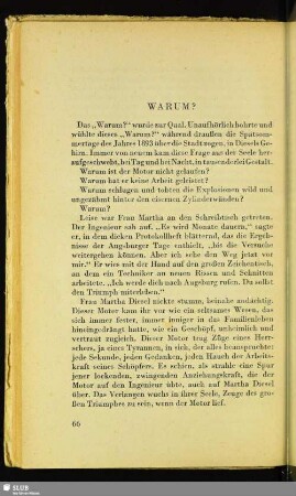 Warum?