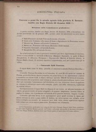 Agricoltura italiana.