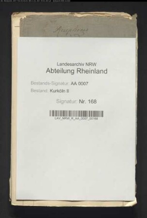 Empfänge von Fürstlichkeiten und deren Vertreter am kölnischen Hofe