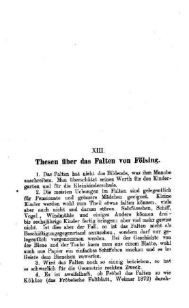 Thesen über das Falten von Fölsing