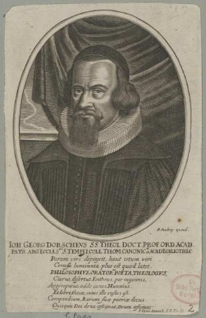 Bildnis des Ioh. Georg Dorscheus