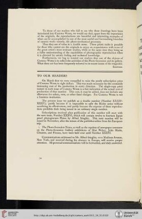 [Editors] To Our Readers