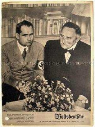 Monatszeitschrift "Der Volksdeutsche" u.a. zur "VDA-Haupttagung" in München