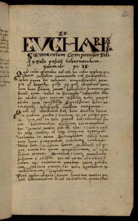 82r-88r, Eucharistiae Sacramentum...