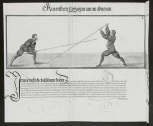 Ain verkerter stoß gögen ainem abnemen, Blatt 197v