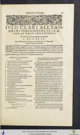 Ex Libro IV. Sententiarum Receptarum.