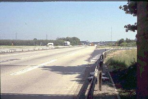 Ausfahrt Ost von Fahrbahn Ost (Karlsruhe Richtung Heidelberg)