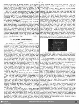 Die englische Kupferindustrie (Schluss)