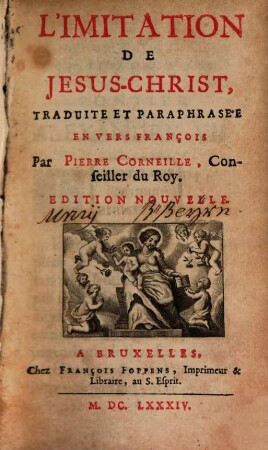 L' Imitation de Jesus-Christ