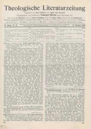 481-482 [Rezension] Riggenbach, Eduard, Das Comma Johanneum