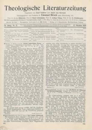 481-482 [Rezension] Riggenbach, Eduard, Das Comma Johanneum