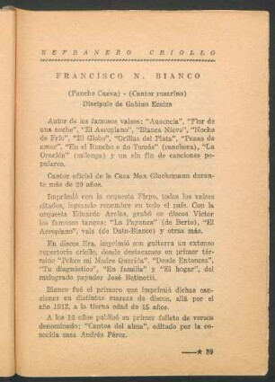Francisco N. Bianco