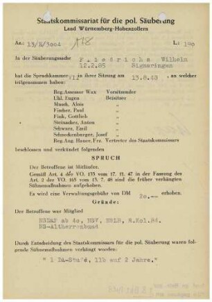 Friedrich, Wilhelm