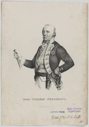 Bildnis des Karl Wilhelm Ferdinand von Braunschweig-Lüneburg